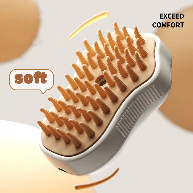 3 in 1 Electric Steam Brush Hair Removal 