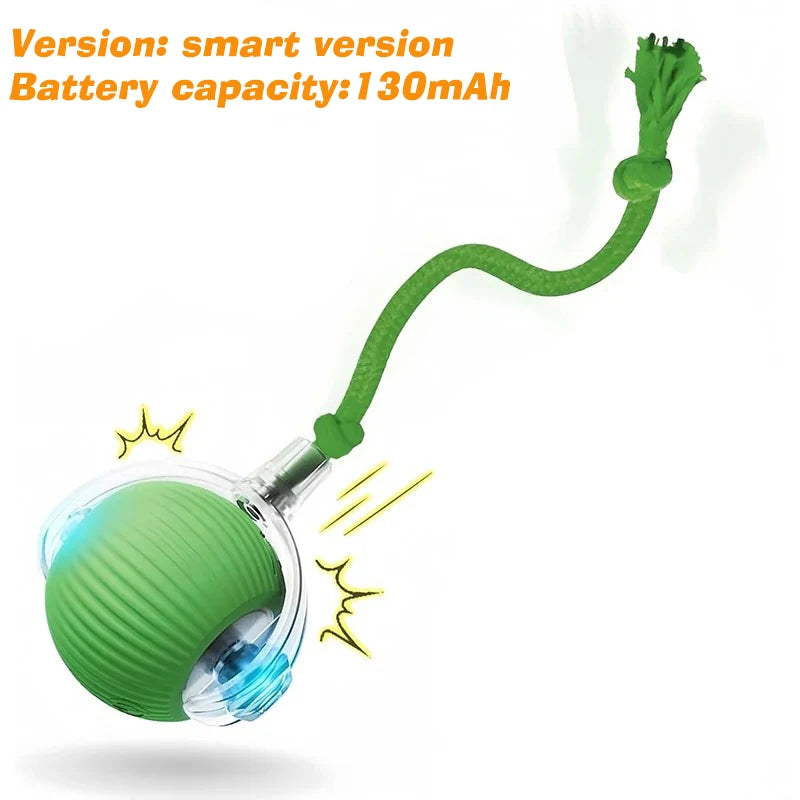 New Cat Interactive Ball Toy Automatic Rolling Cat Ball Rechargeable Smart Kitten Interactive Toy Intelligent Balls Toy for Cat