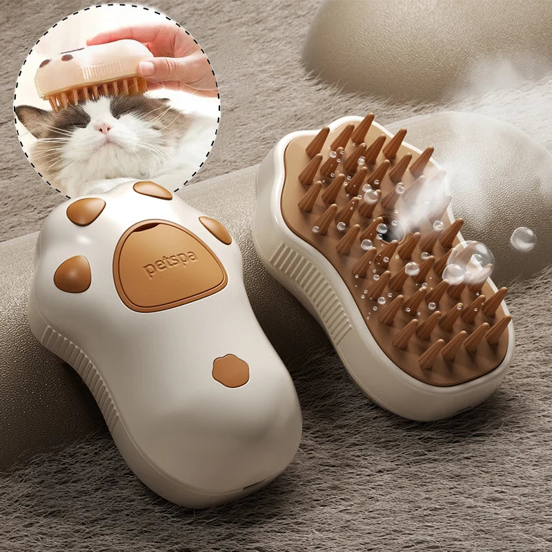 3 in 1 Electric Steam Brush Hair Removal 