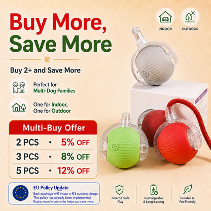 New Cat Interactive Ball Toy Automatic Rolling Cat Ball Rechargeable Smart Kitten Interactive Toy Intelligent Balls Toy for Cat
